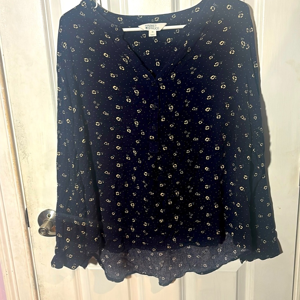 Cute women’s floral blouse